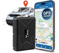 4G GPS Tracker No Subscription Fee Real Time Tracking Magnetic Waterproof Tracker Devices 60 Days Standby Time 7800mAh Rechargeable 4G Car Tracker With Multiple Alarms and Free APP/Web