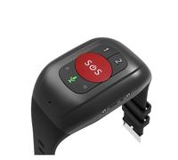 4G GPS Tracking Bracelet For Elderly - Fall Detection, SOS Button, Emergency Call, 1000mAh Battery, Waterproof, Red