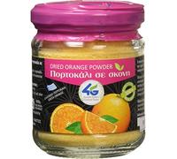 4G - Greek Dried Orange Powder - Pack of 2 x 80g (Total 160g) - Natural Citrus Powder for Baking, Cooking, Smoothies & Seasoning