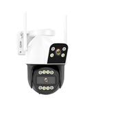 4G IP Camera Outdoor 4K HD 10X Zoom Three Lens Dual Screen Sim Card PTZ Camera Ai Tracking Video Surveillance CCTV Cam(2K WIFI NO Card)