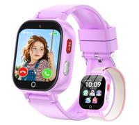 4G Kids GPS Smart Watch, Children Waterproof Phone Watch with HD Video Call | WIFI, Class Mode, Games, Chat, SOS, Camera, Alarm, Text, Parental App,Toddler Smartwatch Gift for Boys Girls Ages 4-12,lilac
