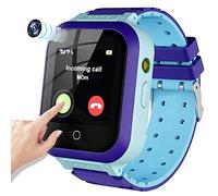 4G Kids Smart Watch with GPS Tracker,Video/Vioce Phone Call,Boys Girls Smartwatch w Camera,Match Game,SOS Alarm Touch Screen Smartphone Wrist Watch,4-15 Yrs Children Birthday Christmas Gifts,Blue