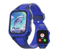 4G Kids Smart Watch with GPS Tracker Video Voice Call Text Chat SOS Call Waterproof Smart Watch Age 5-12 Years Wallpaper Shop School Model Camera Pedometer Game Alarm Clock Stopwatch