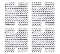 4G-kitty 4 Pack Replacement Mop Pad for Shark Steam Pocket Mops S3973D S5003D S6001 S6002 S6003 S3973 S3973WM S5001 S5002 Mop Cloth Pads