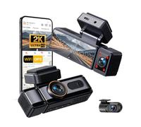 4G LTE 2K Wifi Dash Cam, Three Channels Front Inside And Rear camera,1080P Car DVR With ADAS BSD,With GPS Tracker, Night Vision,24Hrs Remote Monitor