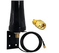 4G LTE 5G Sub-6 Outdoor Antenna 8dBi 600-6000MHz SMA Male High Gain Waterproof Wall Mount Omni-Directional for Verizon AT&T T-Mobile Router Gateway Modem Cellular Trail Camera with RP-SMA Adapter