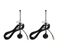 4G LTE Antenna 10dBi SMA Male Cellular Antenna 698-960MHz 1700-2700MHz with Magnetic Base Outdoor Antenna RG174 3M for Wireless Router WiFi Signal Booster Amplifier Modem Network Pack of 2