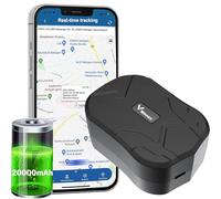 4G LTE Car Tracker No Monthly Fee, 120 Days Long Standy Rechargeable Magnetic GPS Traker with Free APP Full Global Coverage Real-Time Positioning and Alerts GPS Tracker for Vehicles, Truck, Motorbike