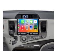 4G LTE QLED Radio for Toyota Sienna 2011 2012 2013 2014 Upgrade,8-Core CPU Touch Screen Stereo,Wireless CarPlay & Android Auto,Support OEM SWC,Free Camera