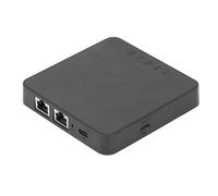 4G Lte Router, Compact Sim Card Modem Dual Gigabit Ethernet Ports Worldwide Bands Up To 150 Mbps 3G Fallback, with Power Cord, for Travel Camping Secure Camera Hotspots