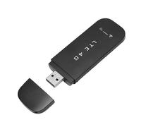 4G LTE USB Surfstick, Portable WiFi for on the Go Without a Contract of Mobile WLAN Router with SIM Slot Travel WLAN, 150Mbit/s Download/50Mbit/s Upload Support 10 Devices (Black)