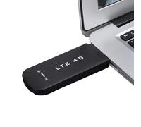 4G LTE USB WiFi Modem, Mobile Internet Devices with SIM Card Slot, Portable Travel Hotspot Mini Router, WPA WPA2 WiFi Encryption, Supports 10 Device Connections (Black)