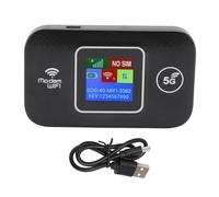 4G LTE WiFi Mobile Hotspot, 150Mbps High Speed Portable WiFi Router with SIM Card Slot & 3000mAh Battery, LCD Display Travel Router for Travel & Home, 10 Connected Devices