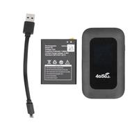 4G LTE WiFi Router Portable Mobile Hotspot with Micro SIM Card Slot High Speed Internet for Asia Southeast Asia Africa Middle East Black ABS 2100mAh Battery