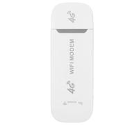 4G LTE Wireless Router, Standard USB Interface 150Mbps Downlink Transmission 4G Speed Support 10 Users Portable WiFi Modem for Tablet Laptop White