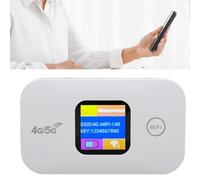 4G Mobile Hotspot Portable with LED Display, 300Mbps SIM Slot WiFi Hotspot, Connect Up to 10 Devices, LTE CAT4 Travel Router for Camping RV Outdoor