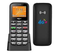 4G RS1 Senior Mobile Phone for elderly,Big Button Mobile Phone for Elderly,Unlocked basic mobile phone.Charging Cradle,SOS Button,1000mAh battery. (Black)