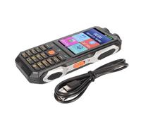 4G Rugged Senior Cellphone, 4in Touch Screen with WiFi, Large Button, 18000mAh Battery, LED Flashlight, Loud Sound, Quick Dial Phone,7.0 (Black)