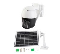 4G Security Camera with 4MP HD Resolution and Solar Panel Power, Outdoor Wireless Surveillance System with IP67 Rating, AI Human Detection, PIR Motion Sensor, and Pan Tilt
