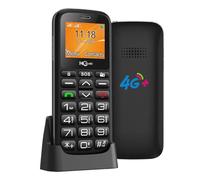 4G Senior Mobile Phone for elderly,Big Button Mobile Phone for Elderly,Unlocked basic mobile phone.Charging Cradle,SOS Button,1000mAh battery. (Dark black)
