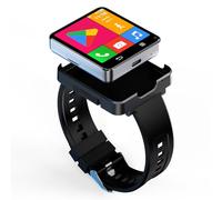 4G Smart Watch, Android 11 Quad Core 4GB+128GB Smartwatch 2.64" Large Screen Men Watch 1200mAh Type-C Port 5.0MP Dual Camera WiFi Blurtooth GPS Fitness Activity Tracker Sport Watch (4GB+128GB)