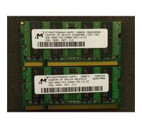 4GB 2x2GB 2Rx8 Non-ECC DDR2 PC2-5300S MT16HTF25664HY-667E1 Laptop Memory