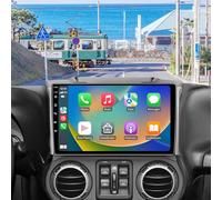 4GB+32GB Car Stereo Radio for Jeep Wrangler JK 2007-2018 Dodge Ram 1500 2500 2009 2010 2011 2012 with Wireless Carplay and Android Auto- 5GWIFI 10.2 Inch Touchscreen Bluetooth RDS FM SWC