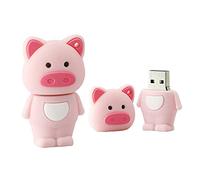 4GB Cartoon 12 Symbolic Animals USB Flash Drive U Disk USB 2.0 Data USB Flash Disk Memory Stick Pen Drive Storage Device USB Drive External Storage Flash Disk USB Disk (Pig)