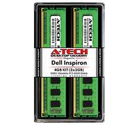 4GB KIT (2 x 2GB) For Dell Inspiron Desktop Series 560 560s 570 580 580s I580. DIMM DDR3 NON-ECC PC3-8500 1066MHz RAM Memory. Genuine A-Tech Brand.