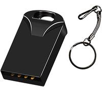 4GB Mini USB Flash Drives Memory Sticks Thumb Drive Pen Drives with OTG & Type-C Transformer (Black)