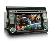 4GB RAM 64GB ROM 8 Core Android 14 DAB+ Head Unit Sat Nav for Fiat Bravo (2007-2014) Car Stereo GPS Wireless Carplay Android Auto WiFi 4G USB CD Player Bluetooth 5.0 DSP FM 7 inch IPS Touchscreen SWC