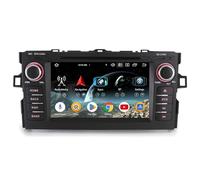 4GB RAM 64GB ROM 8 Core Android 14 DAB+ Head Unit Sat Nav for Toyota Auris 2007-2012 Car Stereo GPS Wireless Carplay Android Auto WiFi 4G USB CD Player Bluetooth 5.0 DSP FM 7 inch IPS Touchscreen SWC