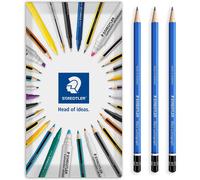 (4H) STAEDTLER 100 Lumograph Graphite Pencils Pack of 3