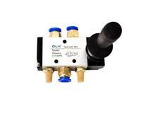 4H210-08/4H310-10/4H410-15 2 Position 5 Port Air Manual Valve Pneumatic Control 5/2 Way Hand Lever Operated(with 8mm Fittings,4H210-08)