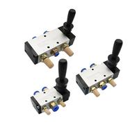 4H210-08 4H310-10 4H410-15 2 Position 5 Port Manual Control Valve 5/2 Way 1pcs(3H210-08,with 12mm Fitting)