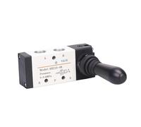 4H210-08 4H310-10 4H410-15 Hand Manual Lever Operate 5 Way Port 2Position Air Control Pneumatic Valve 1/4" 3/8" 1/2" Thread IDGTTLDF(No Fittings,4H310-10)