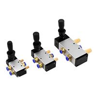 4H210-08 5/2 4H310-10 4H-410-15 Way Hand Lever Operated Control Pneumatic Manual Valve 1Pcs(4H410-15,With-8mm-Fitting)
