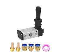 4H210-08 5/2 Way Hand Lever Operated Control Pneumatic Manual Valve(4H210-08 PC12-02)