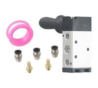 4H210-08 5/2-Way Hand Lever Operated Pneumatic Manual Control Valve, /4" Port Size, Direct-Acting Type for Workshop & Industrial Air Tools(PC8-02)