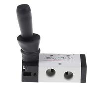 4H210-08 5 Ways 2 Position Pneumatic Mechincal Hand Lever Valve 1Pcs