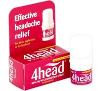 4HEAD Treatment Stick 3.6g | Fast-Acting Headache Relief | Cooling & Soothing Balm for Tension Headaches & Migraines | Easy-to-Apply Roll-On Stick