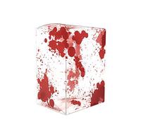 4Hrse - Blood Splatter Design Pop Protectors Soft Shells Acid Free Plastic Protector Case Fits 4-inch Figures Strong, Crystal Clear Case, Heavy Duty Acid Free w/Protective Film (Red, 10 Pack)