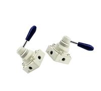 4HV330-08 4 Way 2 Position Manual Hand Lever Pneumatic Valve 1/4" BSPT Center Closed