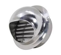 4in, 5in, 7in, 304 Stainless Steel Chimney Cowl Cap, Wall Vent Cover, Round Exhaust Grille Ventilation Outlet, Dryer Hood External Extracto(120 mm/4.7 in)