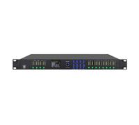 4In 8Out Professional Processor Digital 32Bit DSP 13Band EQ Equalizer With FIR Audio Equipment Effects(Black AES)
