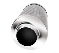 4in Carbon Filter Reversible Flange for Grow Tent Odour(CM-CBF-4 inch Silver)