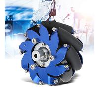 4in Mecanum Wheel,Mecanum Wheel Right Wheel 50mm 30KG Load Omni Wheel 45 Degree Omnidirectional Wheel Robot Drive Wheel with Wheel Coupling Robot Parts for Intelligent Robot Car Component