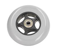 4in Rubber Rollator Wheel Walker Tire Wheelchair Wheel Low Noise Walker Caster Replacement Part