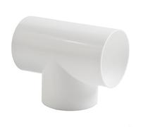 4in T Y Duct Adapter for Splitting Airflow from One For Extractor Fan to Two Separate Ventilation Lines with Solid Construction (T Shape 100mm)