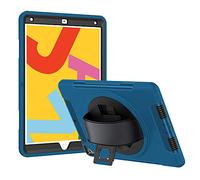 4in1 Case for Apple iPad (7th Generation) 2019 2020 10.2 inch Outdoor Cover Break Protection Stand Feature Hand Strap